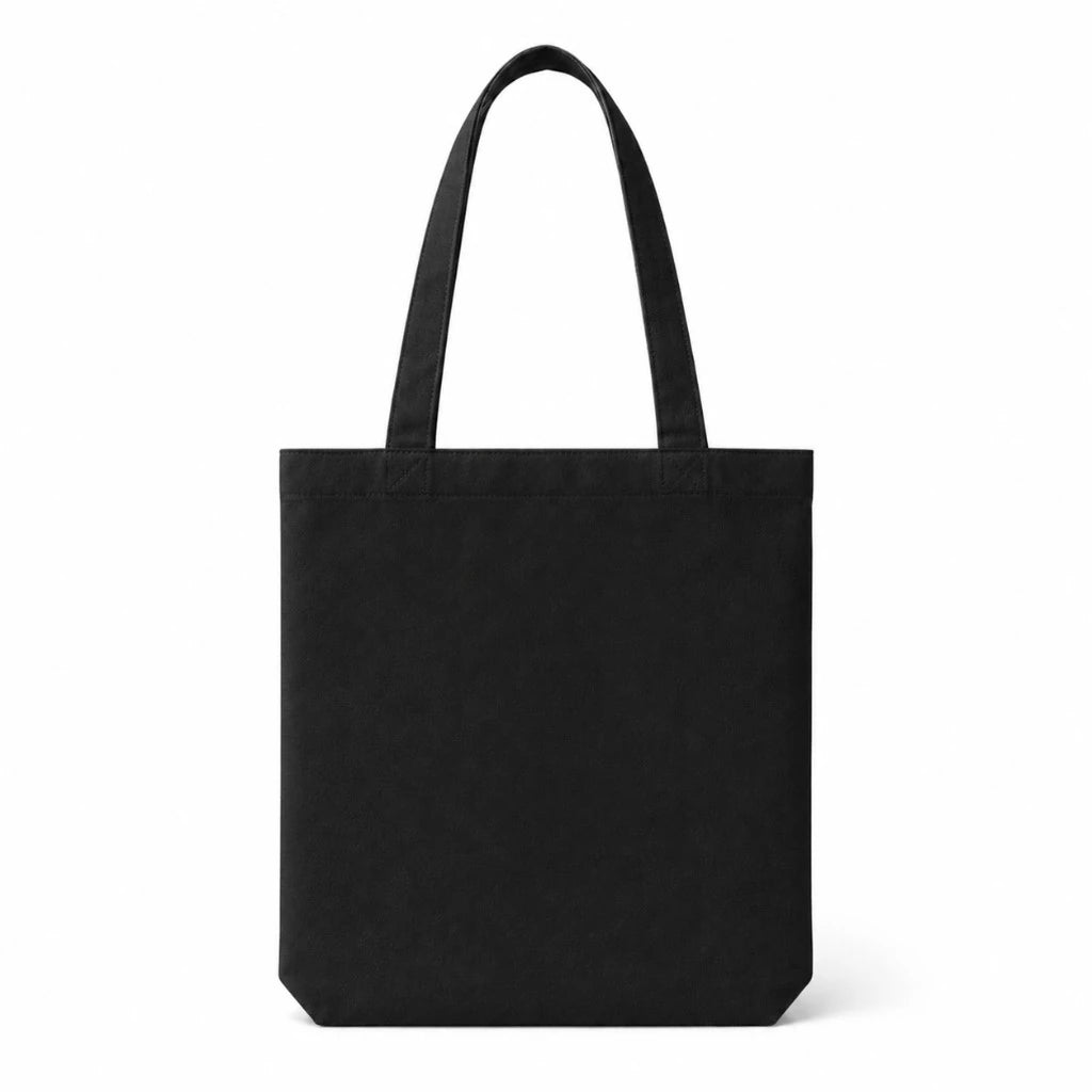 Canvas Tote, black, front