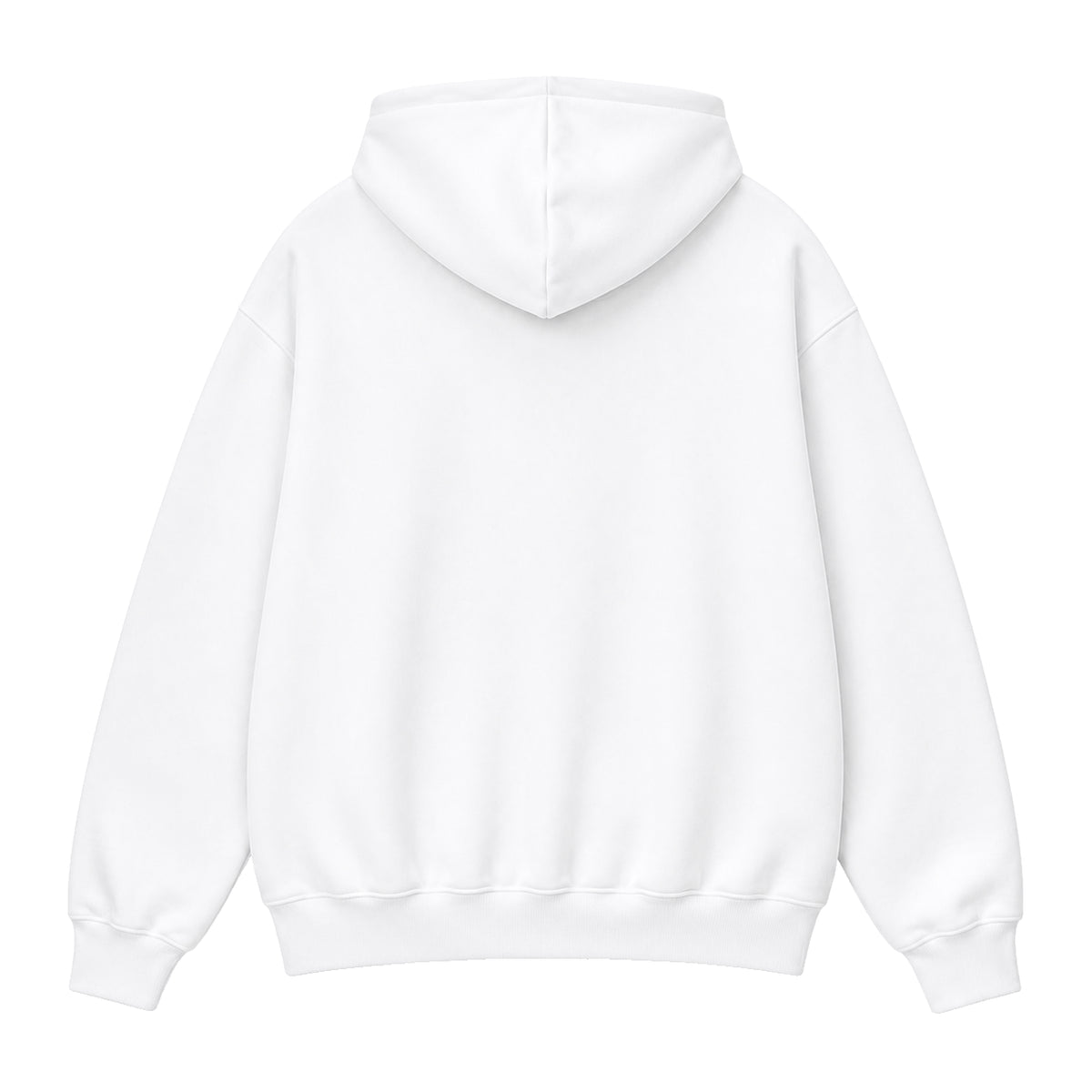 Oversized Hoodie, white, back