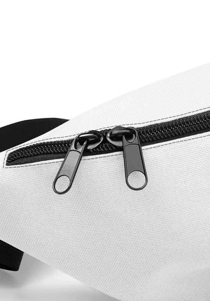 Ballito Waist Bag, white, zip detail