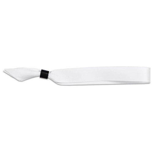 Festival Armband, white satin