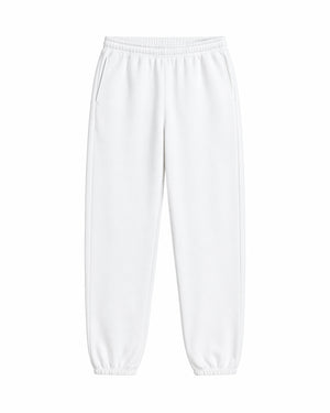 Premium Jogger Sweat Pant, white, front