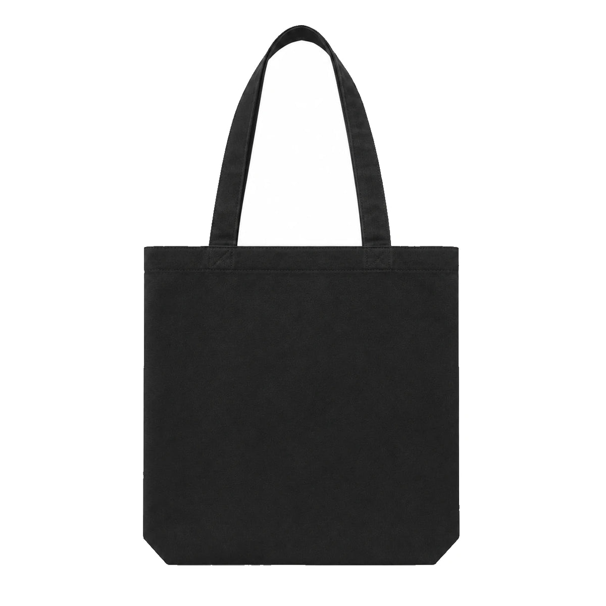 Canvas Tote, black, back