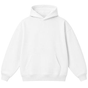 Oversized Hoodie, white, front