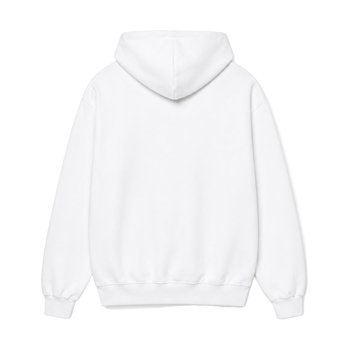 Premium Zip Hoodie, white, back