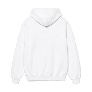 Premium Zip Hoodie, white, back