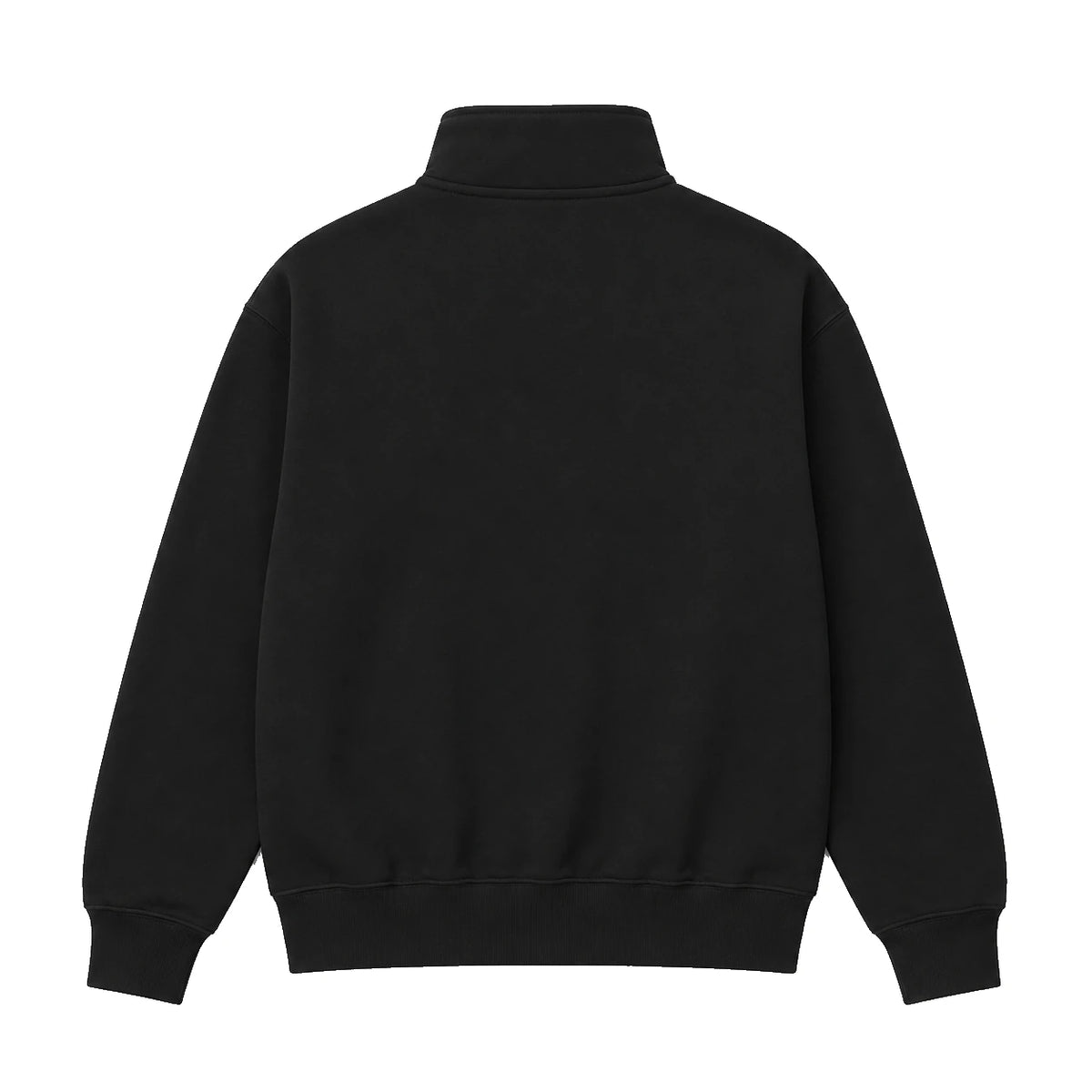 Quarter Zip, black, back