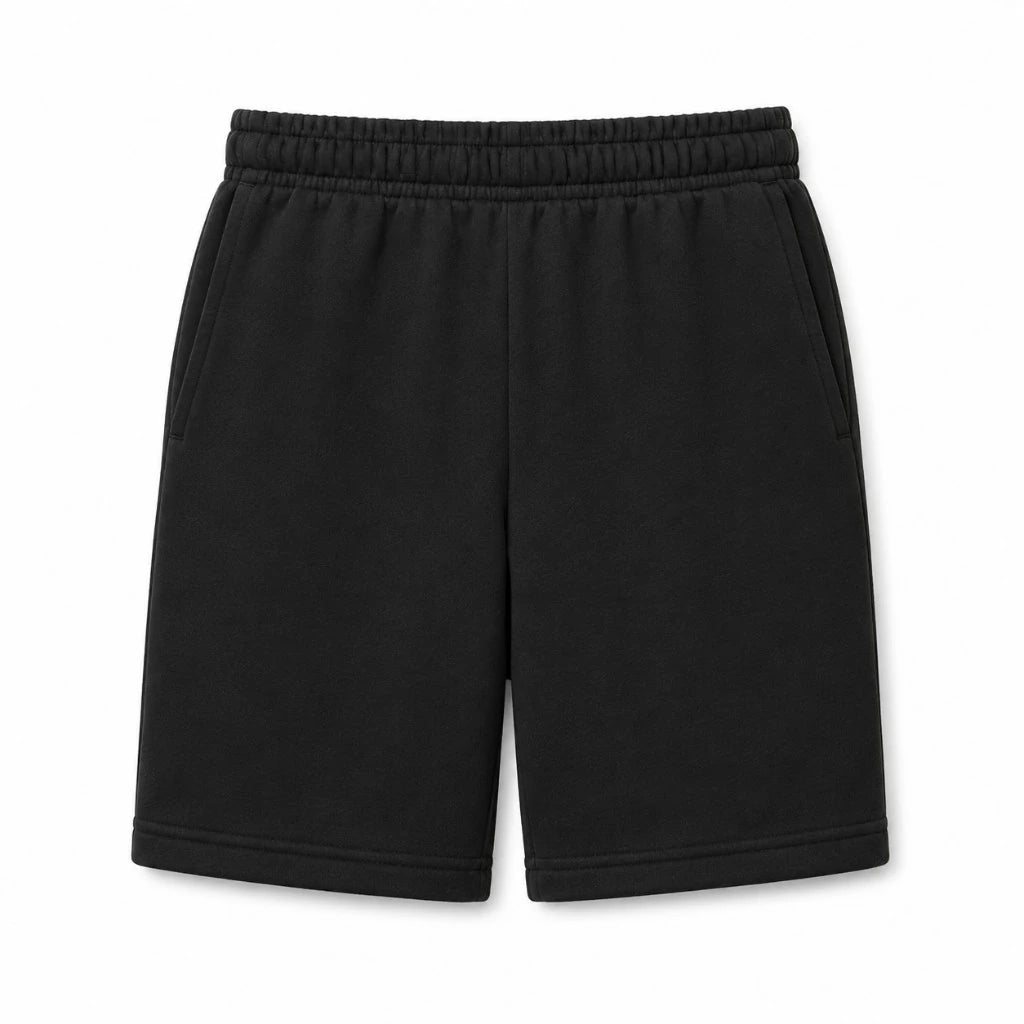Sweat Shorts, black, front